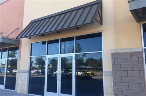 commercial metal awnings  kissimmee orlando awningscity