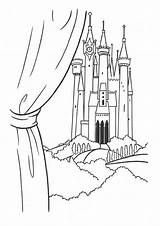 Coloring Pages Castle Cinderella Miscellaneous Color Colouring Prince sketch template