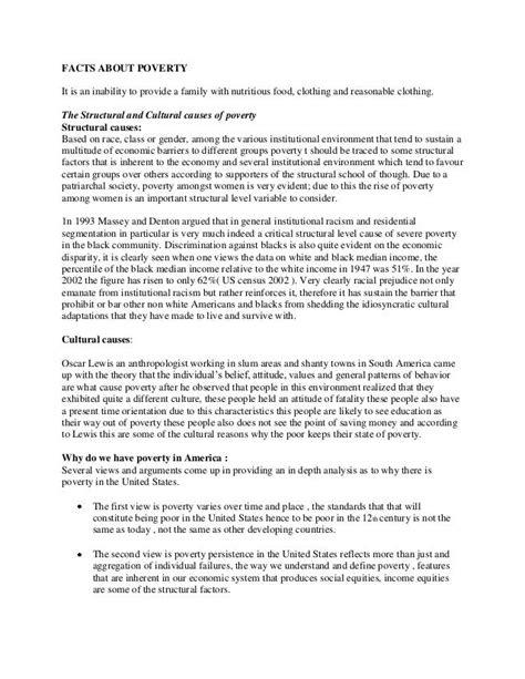 examples  position paper  poverty poverty  crime essay