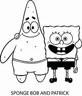 Spongebob Coloring Patrick Pages Bob Sponge Squarepants Printable Easy Drawing Color Birthday Sunger Drawings Print Cartoon Simple Colouring Sheets Wecoloringpage sketch template