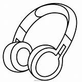 Headphone Bluetooth Ausmalbilder Kopfhörer Earbuds Parlantes Getcolorings Putih Hitam Bocina Drahtlose Faltbare sketch template