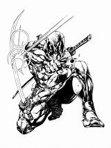 Deadpool Coloriage Kolorowanki Deathstroke Wolverine Colorier Avengers Bojanje Dla Djecu Drukuj Pobierz Imprimé sketch template