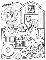 Farm Coloring Pages Printable Kids Animal Print Sheets Stephen Joseph Choose Board sketch template
