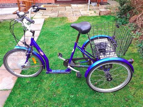 adult electric tricycle trike bike bicycle disability elderly mobility aid  evesham