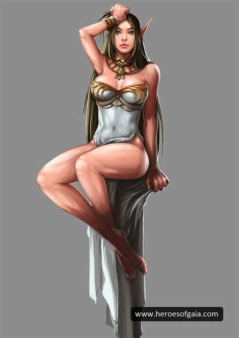 Sexy Elf By Dingding83 Characters For Dandd Pinterest