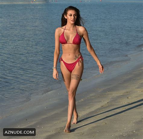 Chloe Veitch Sexy Flaunts Her Hot Body In A Pink Bikini In Dubai Aznude