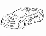 Drag Coloring Pages Racing Car Printable Getcolorings Race sketch template