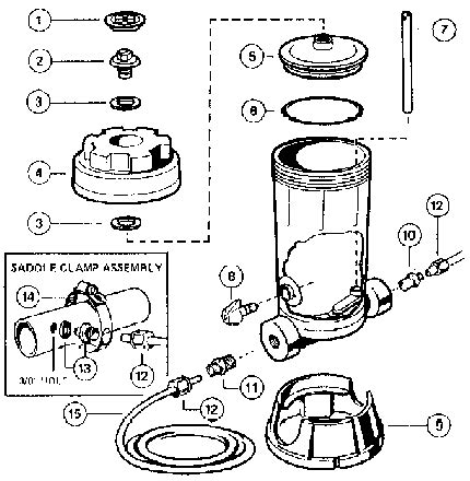 hayward cl  chlorinator parts diagram