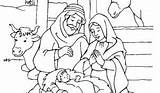 Nasterea Domnului Colorat Planse Desene Iisus Craciun Getdrawings Nativity sketch template