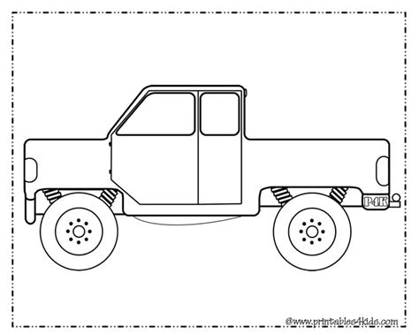 truck coloring page  boys printables  kids  word search puzzles coloring pages