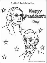 Presidents Coloring Pages President Kids Printable Preschool Activities Crafts Color Craft Sheets Worksheets Ronald Reagan Facts Happy Roosevelt Washington George sketch template