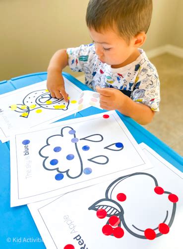 quick easy color activities  toddlers kid activities