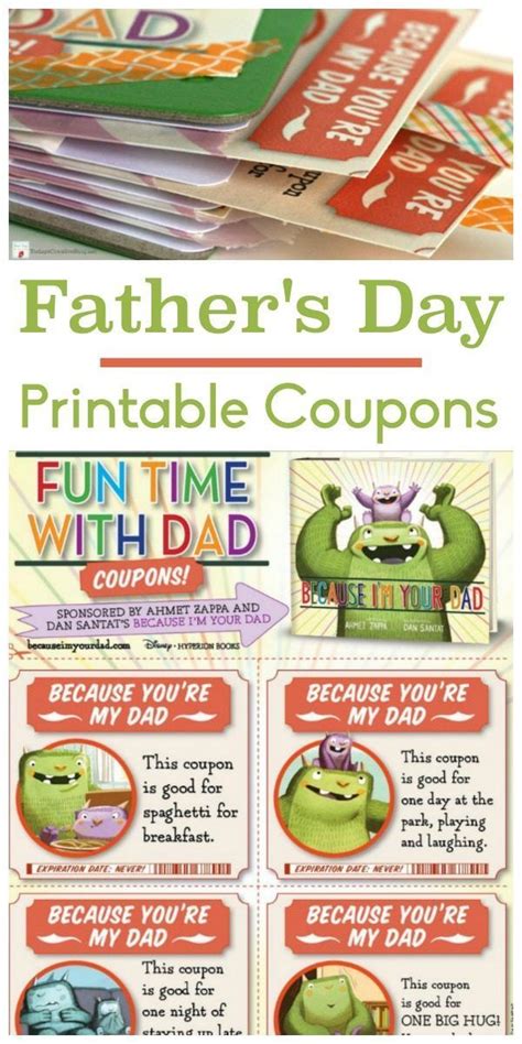 fathers day printable coupons fathers day printable easy fathers