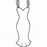 Coloring Clothes Pages Surfnetkids Next Strappy Dress sketch template