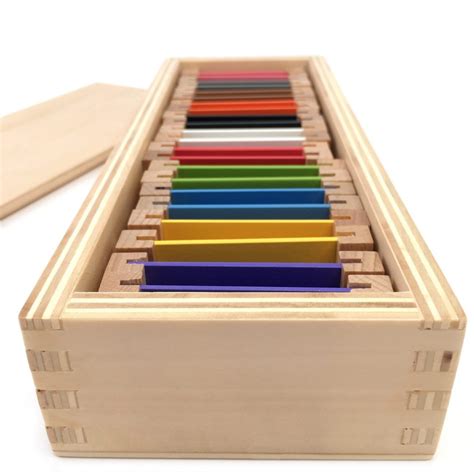 colour box  childrens house montessori materials helps improve  skill  observation