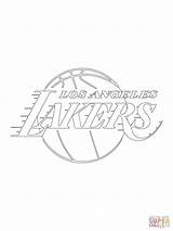 Lakers Coloring Logo Pages Los Angeles Printable Drawing Nba 76ers Color Seahawks Sport Seattle La Dodgers Supercoloring Getcolorings Philadelphia Crafts sketch template