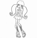 Monster High Coloring Pages Printable Print Kids sketch template