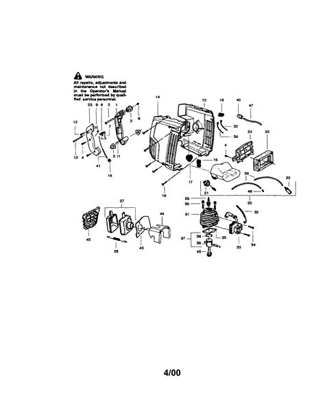 craftsman leaf blower carburetor diagram
