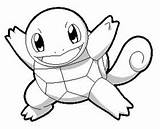 Coloring Pages Squirtle Pokemon Blastoise Wartortle Related sketch template