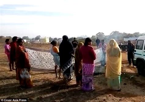 pregnant mother is forced to give birth in field in india