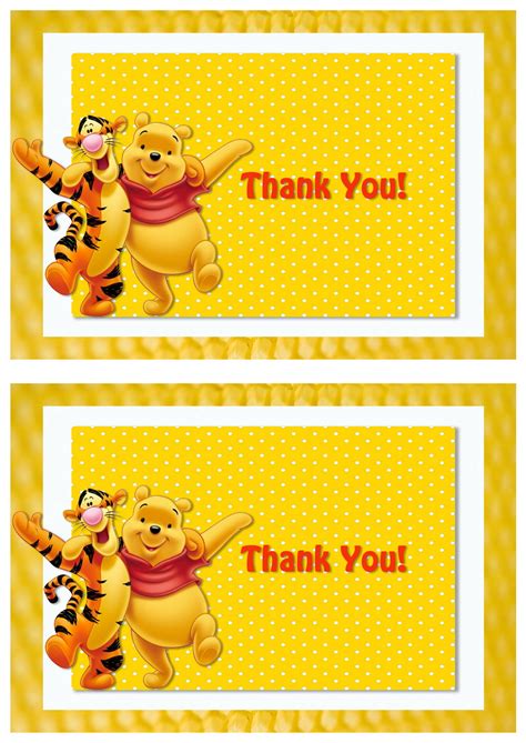 printable winnie  pooh   cards printable templates