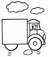 Easy Coloring Pages Printable Kids Boys Truck Print Kindergarten Colorings Sheets Color Getdrawings Getcolorings Popular Comments Coloringtop sketch template