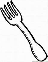 Fork Coloring Knife Clipart Spoon Clip Cliparts Pages Template Colouring Bbq Vector Gifs Getdrawings Library sketch template