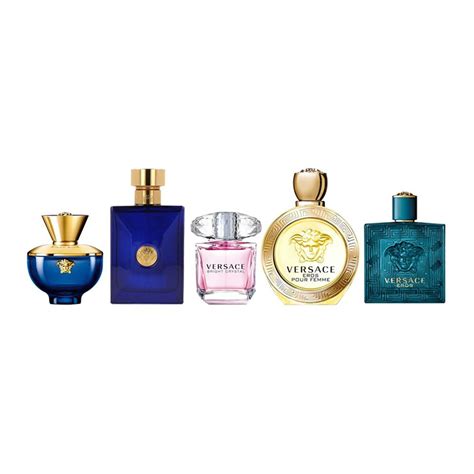 order versace miniatures perfume collection set  men mini perfumes  pack