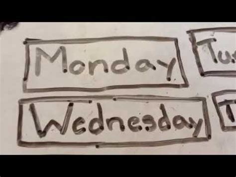 weekdays youtube