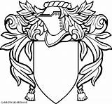 Heraldry Coat Mantling Crest Mantle Helm Wappen Heraldica Crests Colouring Knights sketch template