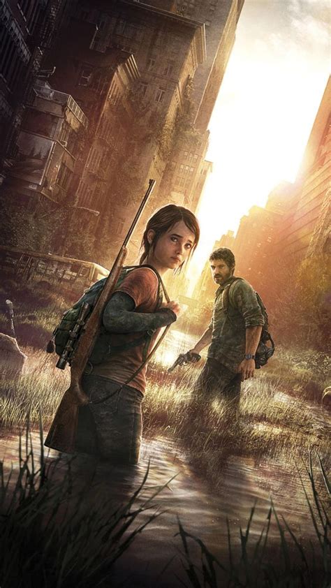 Ellie And Joel The Last Of Us Mobile Wallpaper 14041 Pin