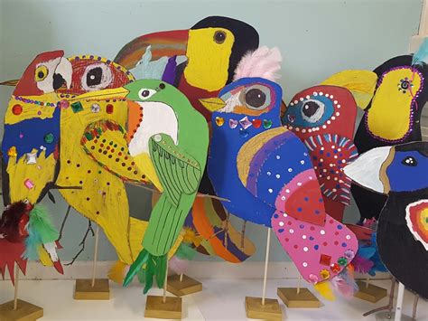 marymaking recycled cardboard birds