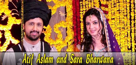 atif aslam and sara bharwana mehndi pics atif aslam