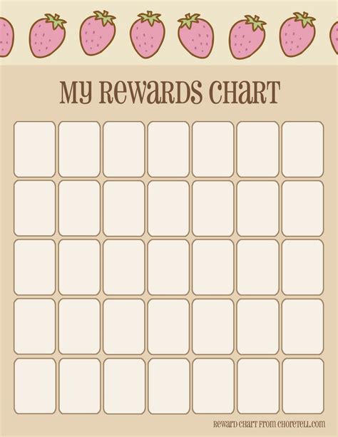 print  page  reward chart sticker chart