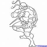 Coloring Ninja Turtles Teenage Mutant Pages Michelangelo Getcolorings Printable sketch template
