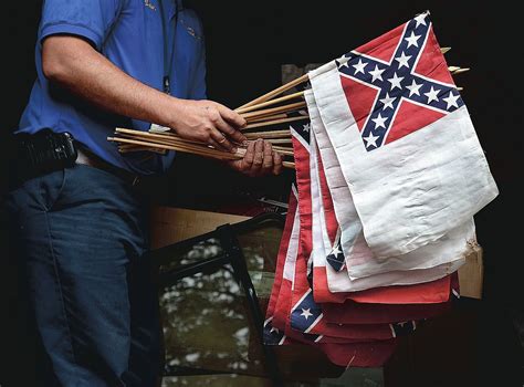 confederate flags draw differing responses