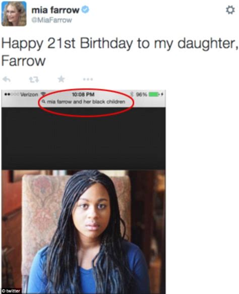 phone shows search term used to find picture of mia farrow s daughter daily mail online