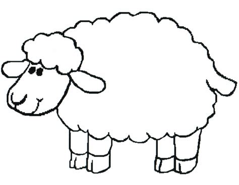 clipart sheep outline clipart