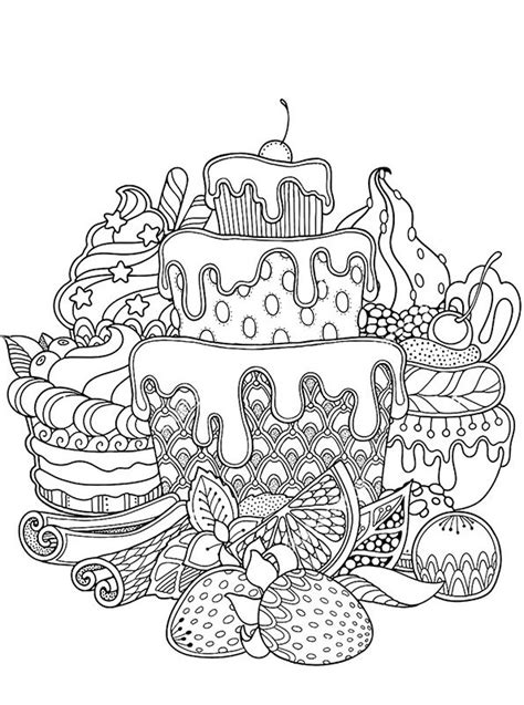 kids  funcom create personal coloring page  birthday cakes