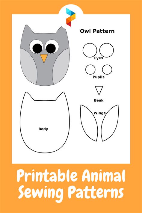 printable animal sewing patterns printableecom