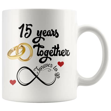 15th Wedding Anniversary T For Him And Her Married For