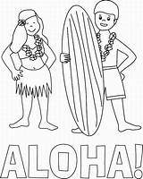 Coloring Pages Hawaiian Hawaii Aloha Colouring Kids Printable Hula Kumu Ia Haumana Comments Books Library Clipart sketch template