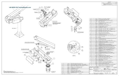 altec bucket truck turntable parts diagram