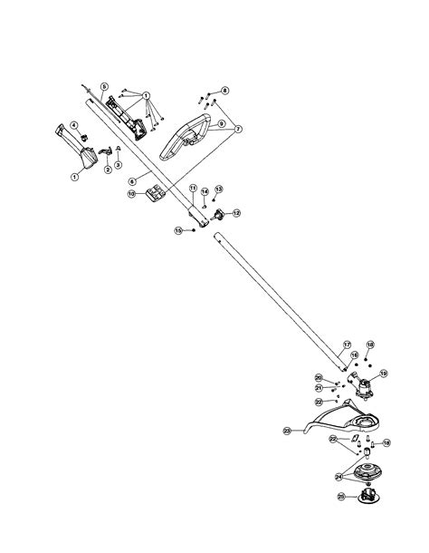 weed wacker parts diagrams