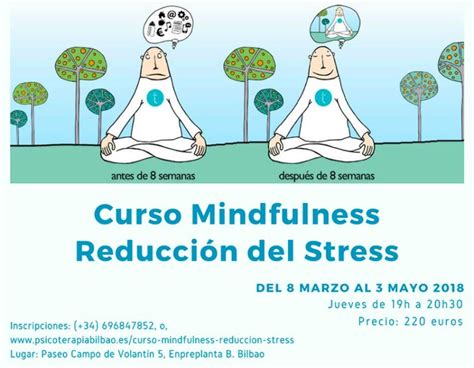 curso mindfulness reducción del stress en bilbao psicoterapia bilbao