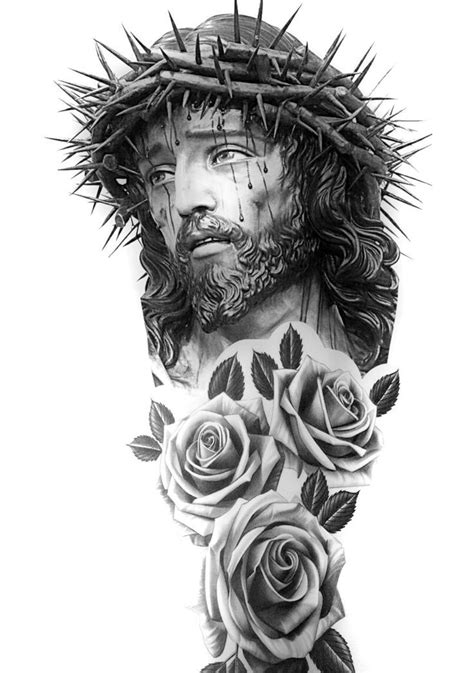 pin de rick gon en rosas tatuaje de jesús tatuaje de cristo y tatuajes religiosos