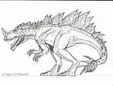 Spinosaurus Spino Titanosaur Giganotosaurus Birijus sketch template