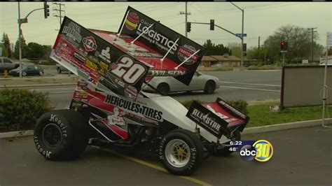 sprint car racer makes stop in tulare abc30 fresno