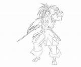 Samurai Shodown Haohmaru Coloring Fight Pages Another sketch template