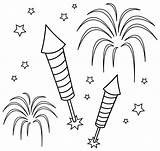 Fireworks Coloring Clip Firework Clipart Pages Drawing Fire Printable Colorable Cartoon Kids Consuming Tree Confetti Cliparts Fun Drawings Draw Colouring sketch template